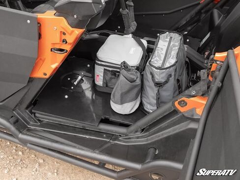 SuperATV Rear Seat Conversion Kit for Can-Am Maverick X3 Max (See Fitment) | Made in the USA l Better Cargo Space | Bolts Directly to Seat Base | Made of 1/2" UHMW in Saudi Arabia