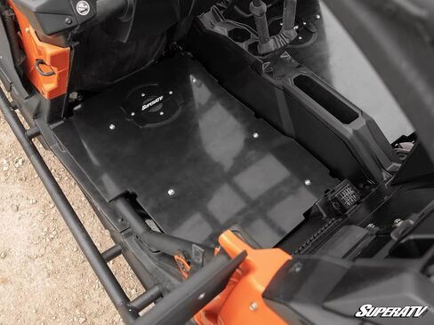 SuperATV Rear Seat Conversion Kit for Can-Am Maverick X3 Max (See Fitment) | Made in the USA l Better Cargo Space | Bolts Directly to Seat Base | Made of 1/2" UHMW in Saudi Arabia
