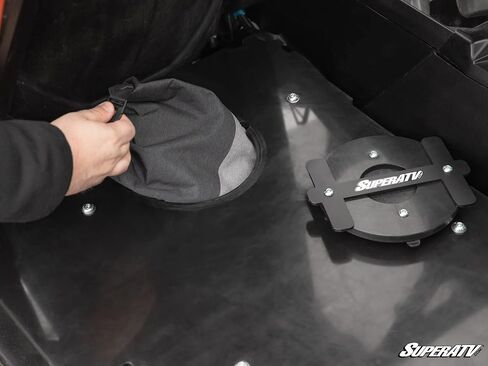 SuperATV Rear Seat Conversion Kit for Can-Am Maverick X3 Max (See Fitment) | Made in the USA l Better Cargo Space | Bolts Directly to Seat Base | Made of 1/2" UHMW in Saudi Arabia
