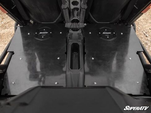 SuperATV Rear Seat Conversion Kit for Can-Am Maverick X3 Max (See Fitment) | Made in the USA l Better Cargo Space | Bolts Directly to Seat Base | Made of 1/2" UHMW in Saudi Arabia