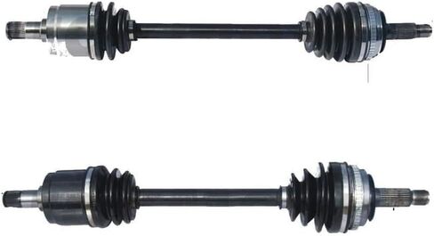 Replacement fits Honda FWD 2.3L 98-02 Pair Front CV Axle Shafts Set Std. Transm. in Saudi Arabia