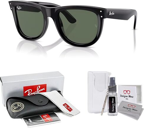 Ray-Ban Wayfarer Reverse RBR0502S Square Square for Men for Women + Bundle with Designer iwear extrementary kit kit in Kuwait