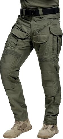 IDOGEAR SPORTS G5 Combat Pants Men’s Military Camo Clothing with Knee Pads Multi Pockets Work Pants for Outdoor in Saudi Arabia