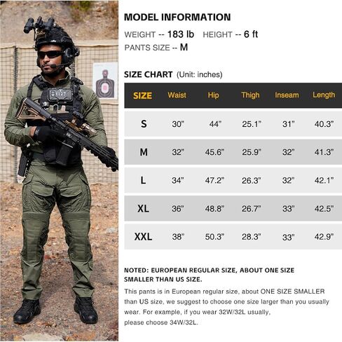 IDOGEAR SPORTS G5 Combat Pants Men’s Military Camo Clothing with Knee Pads Multi Pockets Work Pants for Outdoor in Saudi Arabia