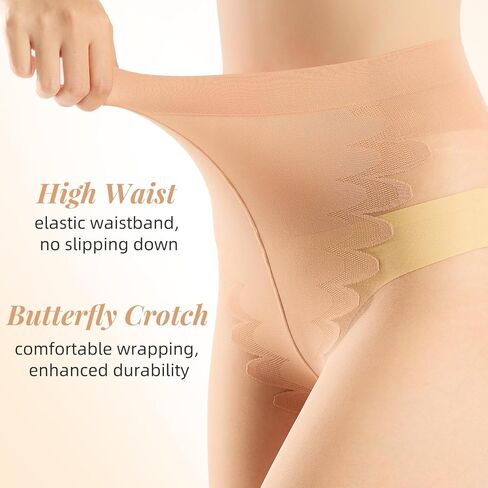 3 Pairs Toeless Pantyhose For Women 20D Sheer Tights Open Toe Stockings with Control Top in Saudi Arabia