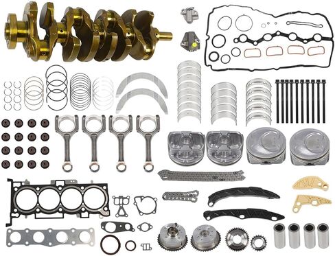G4KJ Engine Rebuild Overhaul Kit with Timing Chain Kit 2.4 Compatible with Sonata Optima Santa Fe Sport Tucson 2011-2019 231112G200 231112G230 in Saudi Arabia