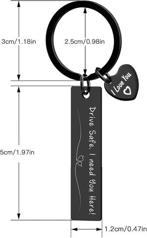 Christmas Stocking Stuffers for Men, Drive Safe Keychain, Adult Stocking Stuffers for Christmas Birthday Anniversary in Kuwait