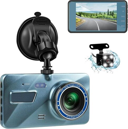 Dash Cam, 2K 1296P Front Dash Camera with 32GB Card, Mini WiFi Dashcams for Cars with Night Vision, 140° Wide Angle, Loop Recording in Kuwait