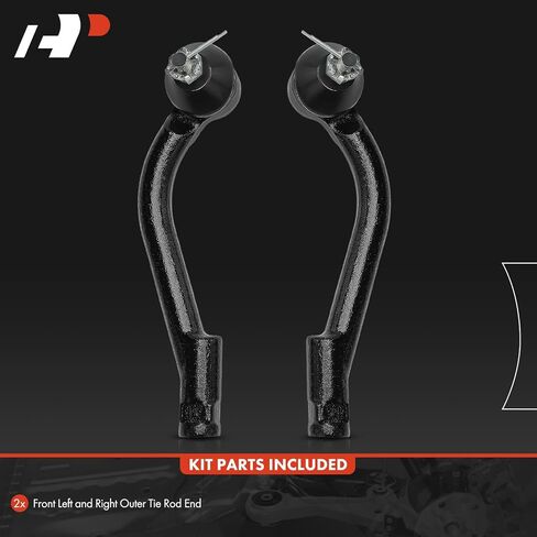 A-Premium 2 x Front Outer Tie Rod Ends, Compatible with Kia Optima 2006-2010, Rondo 2007-2012, Magentis 2006-2010 in Saudi Arabia