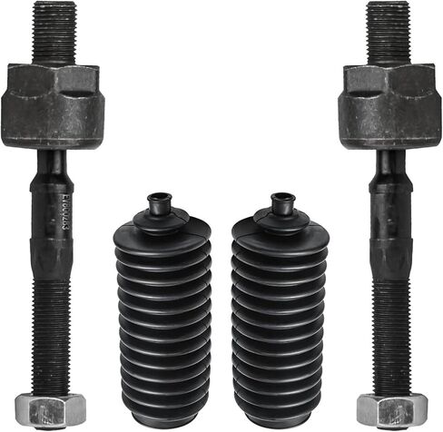 Detroit Axle - أحذية Rods Inner Inner الداخلية لـ Volvo S60 S80 V70 XC70 XC90 ، 2 Link Inner Tie Rod End Links 2 Rack and Pinion Tie Rod Boots 2003 2004 2005 2006 in Kuwait