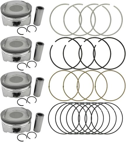مجموعة حلقات Pistons & Piston ، مكابس بديلة متوافقة مع Toyota Camry Rav4/مع Scion TC Lexus 2.4 2azfe ، 13011-0H031 13211-0H041-A0 13251-0H030-B0 13211-28112-A0 976132115 in Saudi Arabia