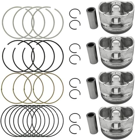 مجموعة حلقات Pistons & Piston ، مكابس بديلة متوافقة مع Toyota Camry Rav4/مع Scion TC Lexus 2.4 2azfe ، 13011-0H031 13211-0H041-A0 13251-0H030-B0 13211-28112-A0 976132115 in Saudi Arabia