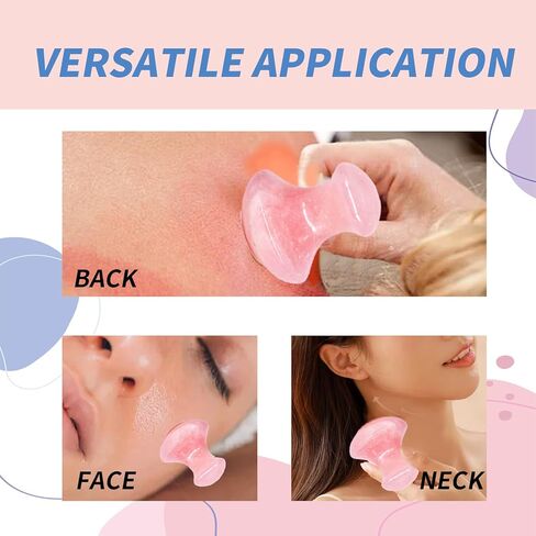 Mushroom Gua Sha Natural Rose Quartz Aventurine Gua Sha Mushroom Face Massager Stone for Eye Neck Beauty Spa Relaxing Massage Stone Facial Massage Spa Relaxing Meditation Guasha Scraping Massage Tool in Saudi Arabia