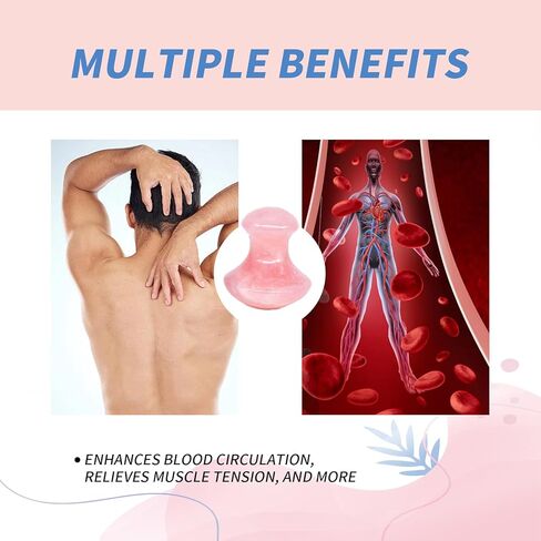 Mushroom Gua Sha Natural Rose Quartz Aventurine Gua Sha Mushroom Face Massager Stone for Eye Neck Beauty Spa Relaxing Massage Stone Facial Massage Spa Relaxing Meditation Guasha Scraping Massage Tool in Saudi Arabia