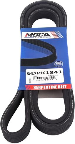 MOCA 6DPK1841 حزام EPDM Serpentine Fits لعام 1999-2009 VOLVO V40 V70 S60 S80 XC70 DOHC in Kuwait