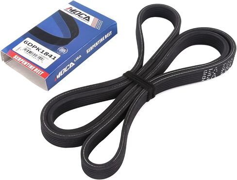 MOCA 6DPK1841 حزام EPDM Serpentine Fits لعام 1999-2009 VOLVO V40 V70 S60 S80 XC70 DOHC in Kuwait