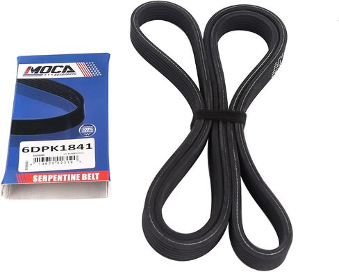 MOCA 6DPK1841 حزام EPDM Serpentine Fits لعام 1999-2009 VOLVO V40 V70 S60 S80 XC70 DOHC in Kuwait