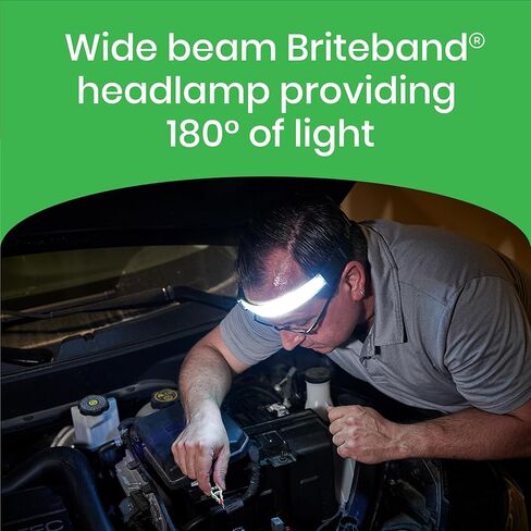 LitezAll Tactical LED Headlamp with Adjustable Headband, Flat Battery Powered Headlamp for Hiking, Camping, Emergency Use – Hands-Free Outdoor Light for Camping Lights & Lanterns Setups in Kuwait