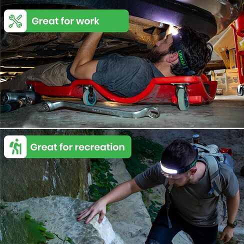 LitezAll Tactical LED Headlamp with Adjustable Headband, Flat Battery Powered Headlamp for Hiking, Camping, Emergency Use – Hands-Free Outdoor Light for Camping Lights & Lanterns Setups in Kuwait