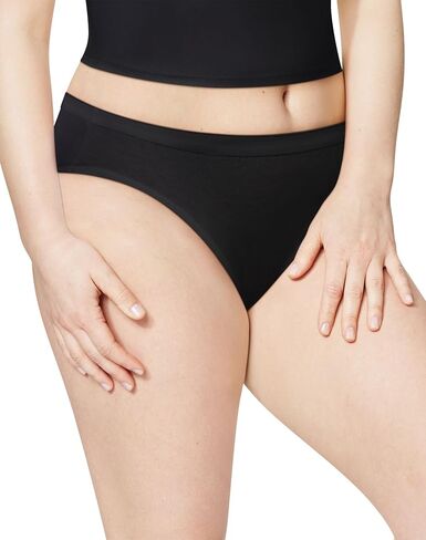 JUST MY SIZE Women's Plus Size 5-Pack Cotton Bikini in Saudi Arabia