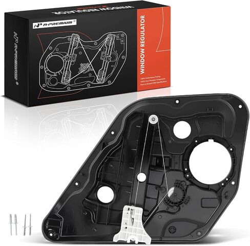 A-Premium Rear Left Driver Side Electric Power Window Regulator Without Motor Compatible with Hyundai Elantra 2011-2016, Sonata 2011-2013 in Saudi Arabia