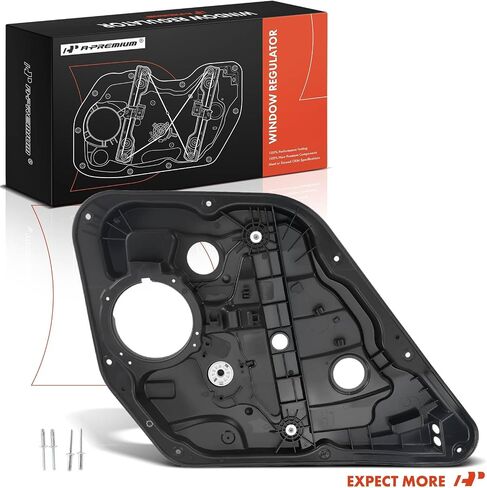 A-Premium Rear Left Driver Side Electric Power Window Regulator Without Motor Compatible with Hyundai Elantra 2011-2016, Sonata 2011-2013 in Saudi Arabia