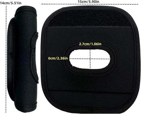 Wanty Neoprene Luggage Handle Wrap, Luggage Handle Wraps for Suitcase, Luggage Tags Identifiers with Hollow Design for Travel Accessories (6 PCS Green) in Kuwait