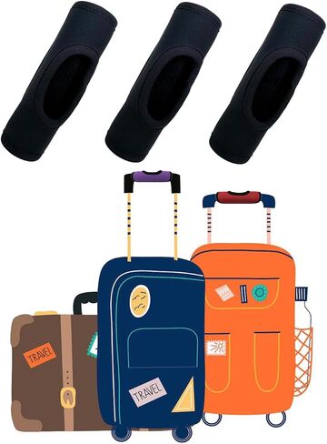 Wanty Neoprene Luggage Handle Wrap, Luggage Handle Wraps for Suitcase, Luggage Tags Identifiers with Hollow Design for Travel Accessories (6 PCS Green) in Kuwait