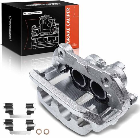 مجموعة الفرجار الفرامل قرص A -premium مع قوس متوافق مع نماذج Land Rover Select - Range Rover ، HSE ، 2006-2009 ، V8 4.4L - جانب الراكب الأمامي الأيمن in Saudi Arabia