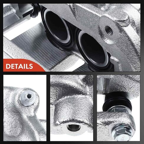 مجموعة الفرجار الفرامل قرص A -premium مع قوس متوافق مع نماذج Land Rover Select - Range Rover ، HSE ، 2006-2009 ، V8 4.4L - جانب الراكب الأمامي الأيمن in Saudi Arabia