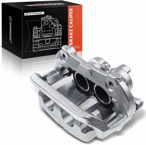 مجموعة الفرجار الفرامل قرص A -premium مع قوس متوافق مع نماذج Land Rover Select - Range Rover ، HSE ، 2006-2009 ، V8 4.4L - جانب الراكب الأمامي الأيمن in Saudi Arabia
