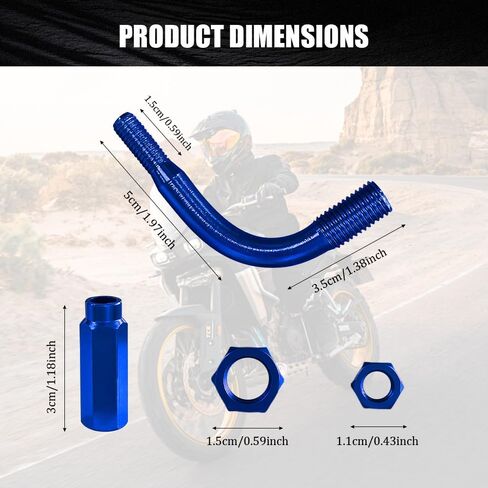 90 Degree Throttle Cable Adjuster, Throttle Cable Ends, Aluminum Alloy Motorcycle Throttle Regulator, Universal Accelerator Adjuster Accessories Fit for Most Motorcycles Dirt Bikes (Silver) in Saudi Arabia