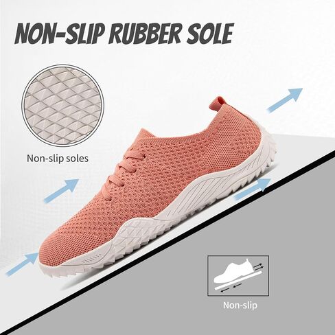 WCIDFY Barefoot Shoes Women Zero Drop Walking Shoes Minimalist Sneakers | Breathable, Lightweight Thin Flexible Rubber Sole, Easy On/Off, Natural Movement, Strengthens Foot Muscles in Saudi Arabia