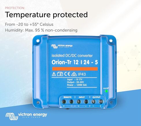 Victron Energy Orion-Tr DC to DC Converter - 48/48-Volt 8 amp 380-Watt - IP43 Protected - for Dual Battery Systems - Isolated in Kuwait