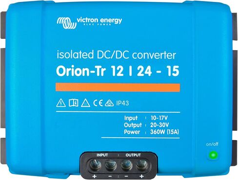Victron Energy Orion-Tr DC to DC Converter - 48/48-Volt 8 amp 380-Watt - IP43 Protected - for Dual Battery Systems - Isolated in Kuwait