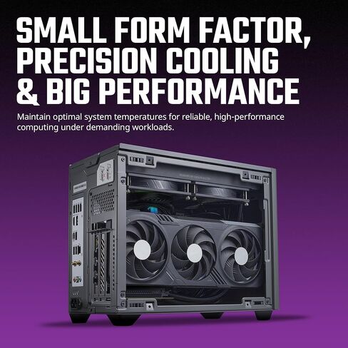 Cooler Master NR2 Pro Mini ITX - Intel Ultra 7 265F 2.4GHz (5.3 GHz Turbo) | GIGABYTE RTX 5070 TI 16GB و B860I AORUS PRO ICE | 32GB DDR5 6000MHz | 2TB Gen4 M.2 | wifi | ويندوز 11 | 280mm AIO Gaming PC in Kuwait