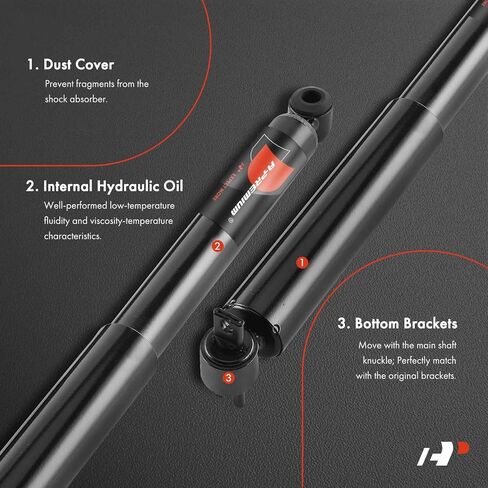 A-premium estorber assorber الصدمات المتوافقة مع شيفروليه ماليبو إمبالا كابريس و GMC Sprint & Buick Regal & Nissan 710 & Pontiac Safari ، 2-PC Set in Saudi Arabia