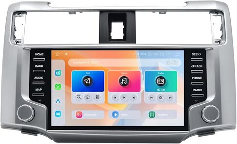 وحدة رأس Dasaita لاستبدال Toyota 4Runner 2010-2023، 9 بوصة، شاشة لمس QLED، مع CarPlay اللاسلكي وAndroid Auto، شبكة 4G مدمجة، 6 جيجابايت + 64 جيجابايت، ملاحة داخل لوحة القيادة، Android 13 in Kuwait