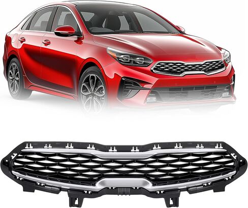 Hecasa Front Upper Pumper Grille متوافقة مع استبدال Kia Forte 2019-2021 لـ 86350m7010 KI1200205 in Kuwait