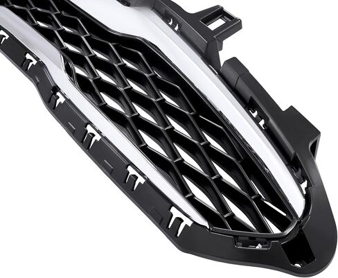 Hecasa Front Upper Pumper Grille متوافقة مع استبدال Kia Forte 2019-2021 لـ 86350m7010 KI1200205 in Kuwait