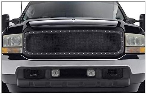 شبكة برشام الأمامية الأمامية الشبكية العلوية السوداء لعام 1999-2004 فورد F-250 F-350 Super Duty / 2000-2004 رحلة in Kuwait