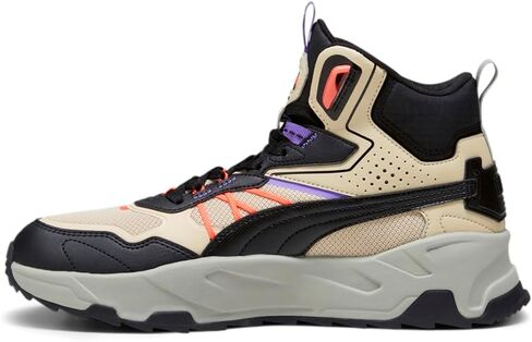 Puma Mens Trinity Mid Hybrid Lace Up Sneakers Shoes Nature - Beige ، Gray in Saudi Arabia