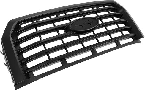 KUAFU Front Bumper Grille Compatible with 2015-2017 Ford F-150 Replacement for FO1200582 FL3Z8200EA Grill Chrome Silvery in Saudi Arabia
