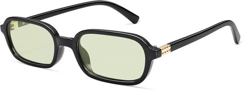 Appassal Retro Rectangular Sunglasses for Women Vintage 2026 Fashion Trendy Funny Small 90s Square Sunnies AP3698 in Kuwait