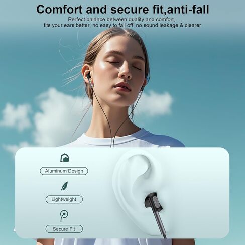 USB C Headphones Wired Earbuds for iPhone 16e 16 Pro Max 16 Pro 16 Plus 16 15 Pro Max 15 Pro 15 Plus 15, in-Ear Type C Earphones with Microphone Volume Control for Samsung Galaxy S25 S24 S23 S22 S21 in Saudi Arabia