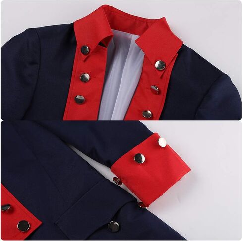 Adult Colonial Outfit Cosplay Full Set Uniform in Saudi Arabia