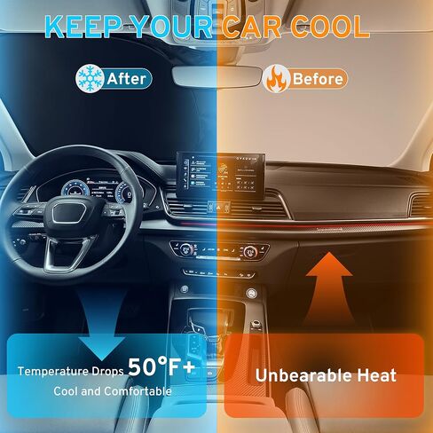 Car Windshield Sun Shade Sunshade Compatible with Toyota GR86 2022-2024 2025 2026 Accessories, Foldable Car Front Window Sun Shield Visor in Kuwait