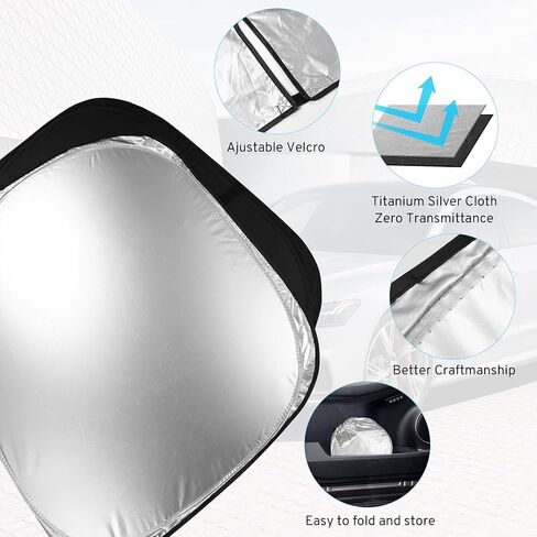 Car Windshield Sun Shade Sunshade Compatible with Toyota GR86 2022-2024 2025 2026 Accessories, Foldable Car Front Window Sun Shield Visor in Kuwait