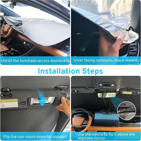 Car Windshield Sun Shade Sunshade Compatible with Toyota GR86 2022-2024 2025 2026 Accessories, Foldable Car Front Window Sun Shield Visor in Kuwait