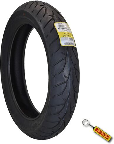 Pirelli Night Dragon 130/80B17 M/C 65H TL Cruiser Motorcycle Pront Tyre - Tuckion Traction and Talling for عالية الأداء مع سلسلة المفاتيح in Kuwait